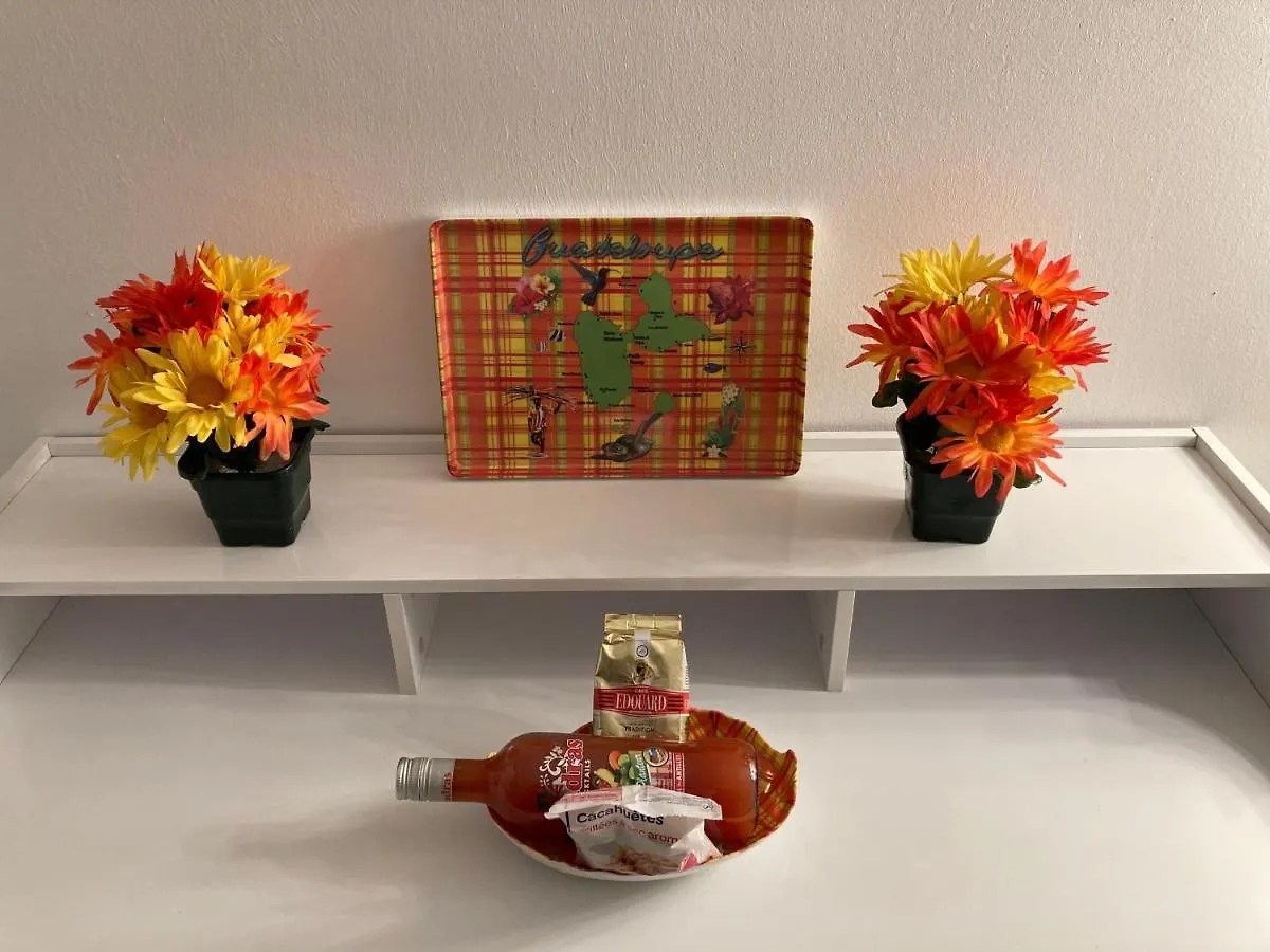 Ferienwohnung Bienvenue A Ti Gwadloup Joli T2 Parking Gratuit Le Gosier  Le Gosier (Grande-Terre)