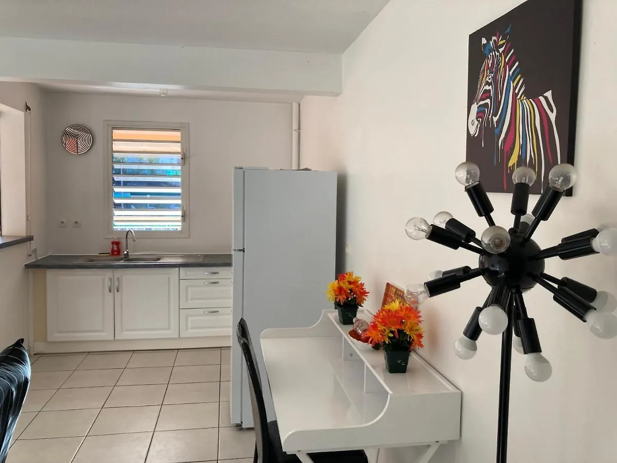 Apartment Ferienwohnung Bienvenue A Ti Gwadloup Joli T2 Parking Gratuit Le Gosier